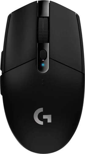 Мышь беспроводная Logitech G304 Lightspeed, игровая, радио, оптическая, USB, 12000dpi, черный [910-005284]